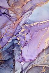 Naklejka premium Alcohol ink art.Mixing liquid paints. Modern, abstract colorful background, wallpaper. Marble texture.Translucent colors