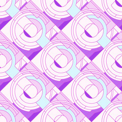 A seamless pattern with purple details, lines.