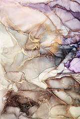 Alcohol ink art.Mixing liquid paints. Modern, abstract colorful background, wallpaper. Marble texture.Translucent colors