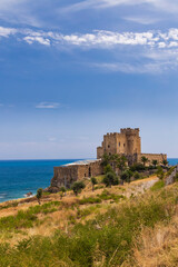 Fototapeta na wymiar Castello Federiciano castle in Cosenza province, Calabria, Italy