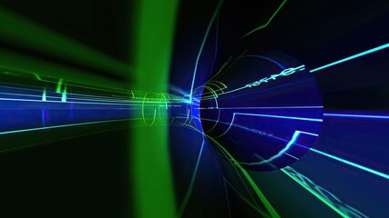 Driving through the hi tech tunnel