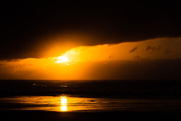 sunrise over the sea