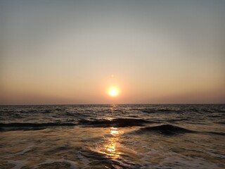 Obraz premium sunset on the sea