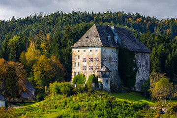 Moosburg castle in Carinthia, Austria