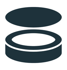 Compact Powder Vector Icon