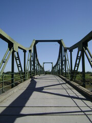 old bridge over the river
