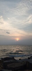 Obraz premium sunset over the sea