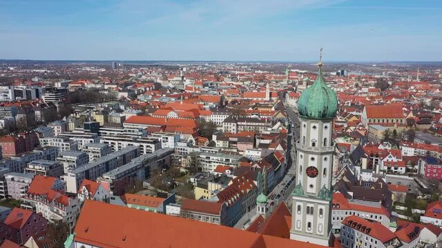 St. Ulrich und Afra. Augsburger Stadtmitte. Kirche Augsburg.
