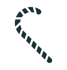 Candy Cane Vector Icon