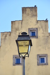 yellow tinted Street lamp
