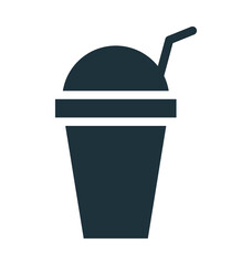 Juice Cup Vector Icon