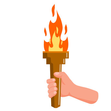 30 Carry Light Torch Fire On Stick Royalty-Free Images, Stock Photos &  Pictures