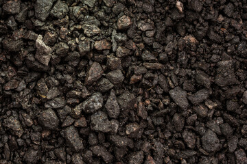 black crushed stone texture