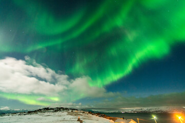 Aurora boreal, Noruega, Europa.