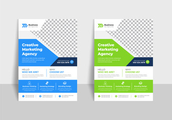 Creative Corporate  Flyer Brochure Template Design,
abstract business flyer, vector template design.
Brochure design, cover, annual report, poster, flyer A4 Page Flyer Template Design