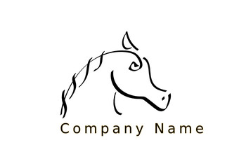 horse head logo