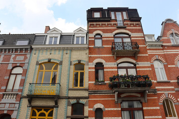 Sch&ouml;ne Altbaufassaden in Br&uuml;ssel