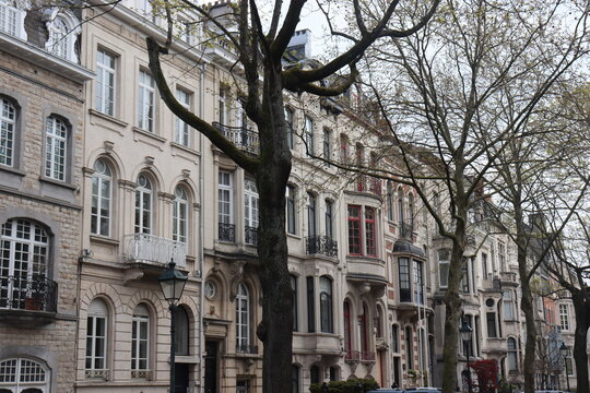 Schöne Altbaufassaden in Brüssel © finecki
