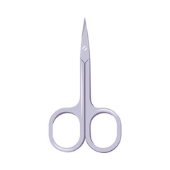 Small scissors icon. Manicure tool. Caring for the health of hands and nails. Element for a beauty salon