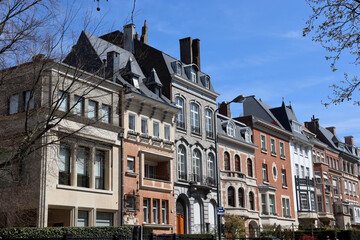 Schöne Altbaufassaden in Brüssel