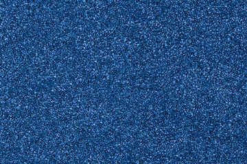 Rubber floor blue texture background. Granules playground cover seamless background.