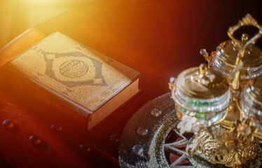 Doha,Qatar- 01 January 2019 - image of a holy Quran