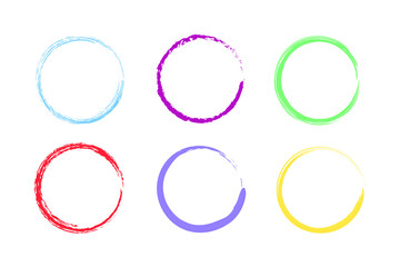 Colorful Circle Frame Set