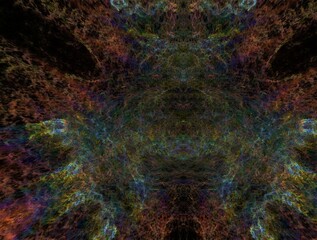 Imaginatory fractal background generated Image
