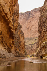 canyon of the river
