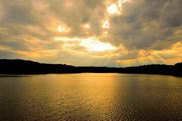 多摩湖・絶景夕焼け/Tama lake・Superb view Sunset