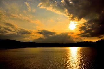 多摩湖・絶景夕焼け/Tama lake・Superb view Sunset