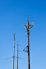 防災無線中継局のアンテナ
