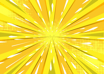 Fototapeta premium Abstract comic zoom background design