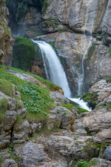 The Waldbachstrub Waterfall, Austria, Hallstatt, Escherntal.