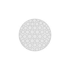 golf ball icon vector sign symbol