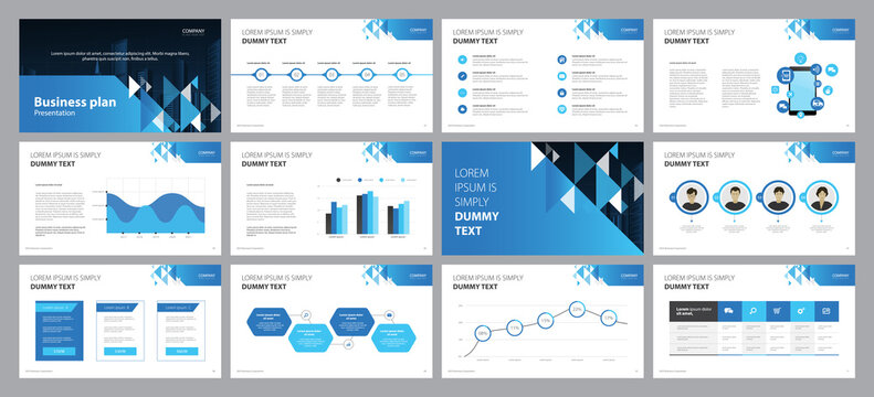 business presentation template design backgrounds and page layout design for brochure, book, magazine, annual report and company profile, with info graphic elements graph design concept