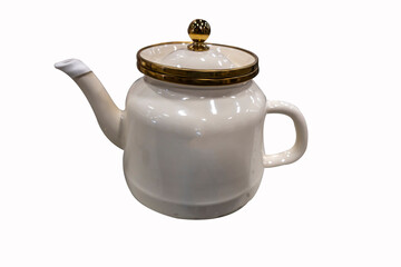 Stock Foto Teapot isolated on white background