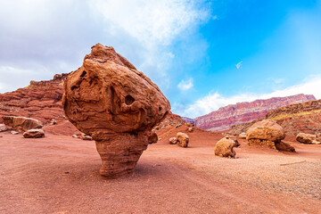 Fototapeta na wymiar rocks in the arizona desert