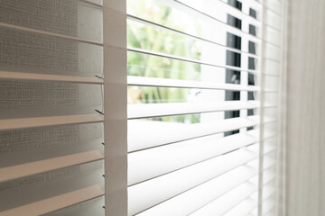 close up vertical blinds