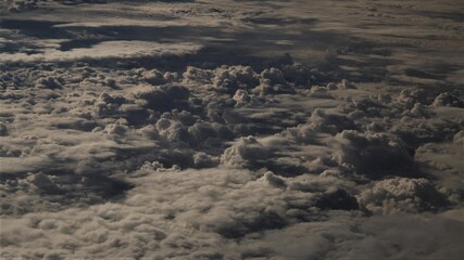 el cielo desde un avión