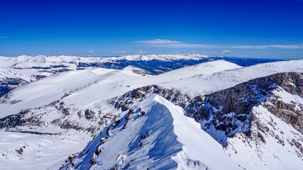 View from the Summit of Mount Bierstadt in Colorado