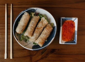 vietnamese food, spring roll