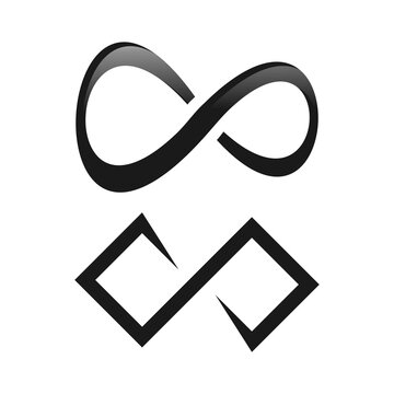infinity logo design template