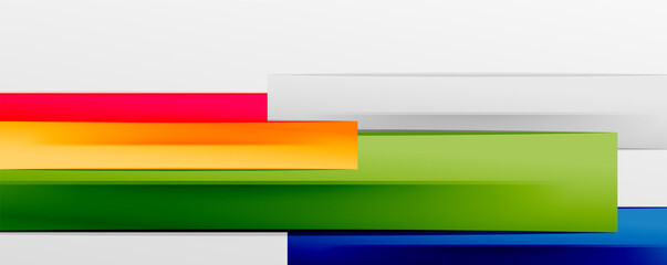 Multicolored lines background. Design template for business or technology presentations, internet posters or web brochure covers