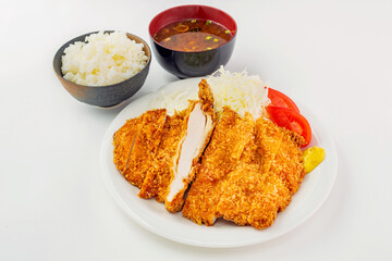 大きなチキンカツ