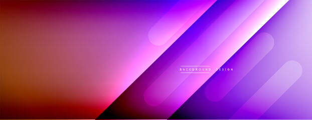 Dynamic lines abstract background. 3D shadow effects and fluid gradients. Modern overlapping forms