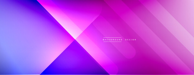 Dynamic lines abstract background. 3D shadow effects and fluid gradients. Modern overlapping forms