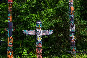 totem pole in the park