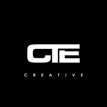 CTE Letter Initial Logo Design Template Vector Illustratio
