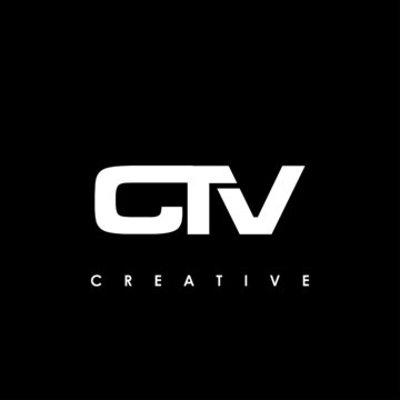 CTV Letter Initial Logo Design Template Vector Illustratio